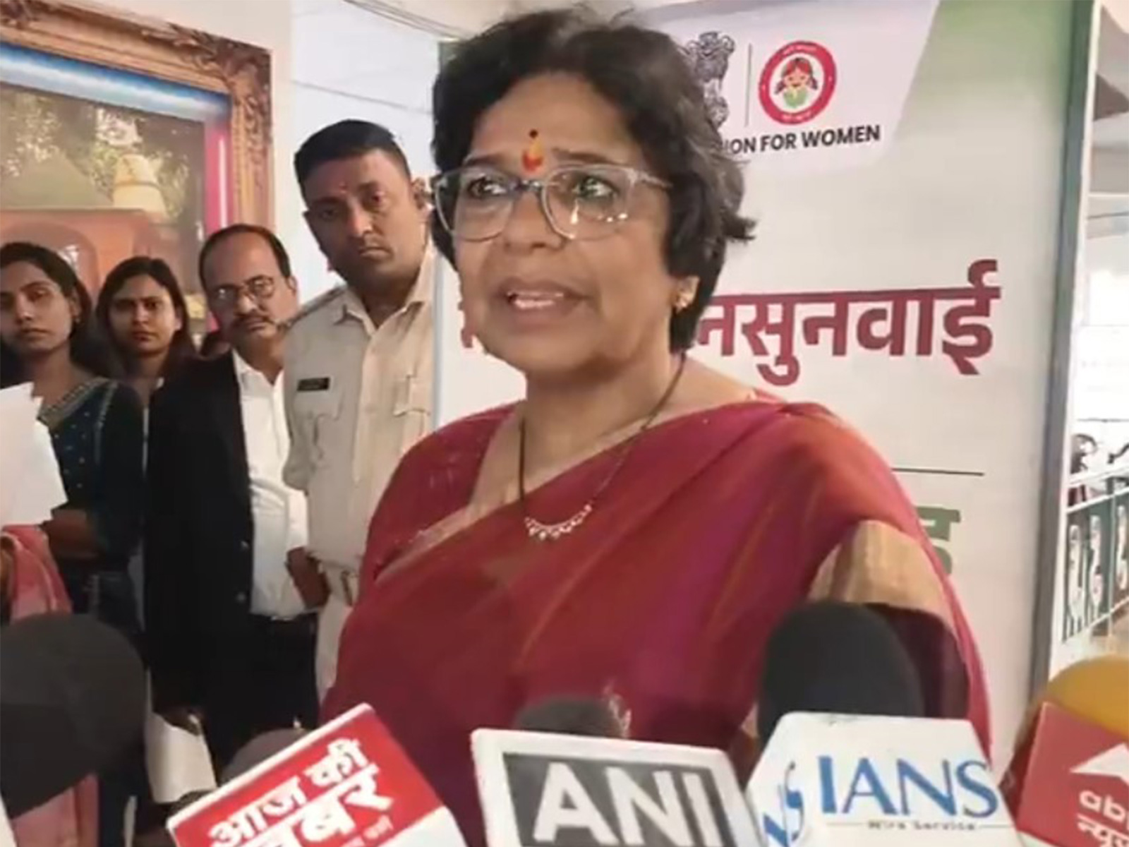 Chairperson, National Commission for Women, Vijaya Kishore Rahatkar (Photo/ANI) Chairperson, National Commission for Women, Vijaya Kishore Rahatkar (Photo/ANI)