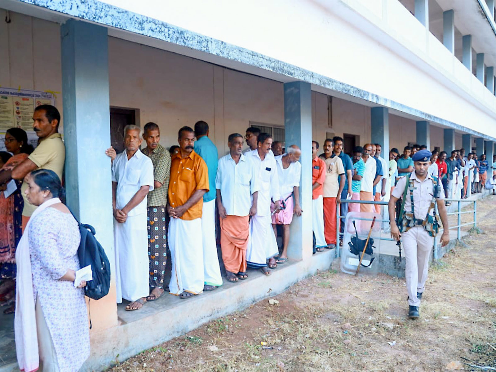 File photo of a polling booth in Kerala (Photo/ANI)