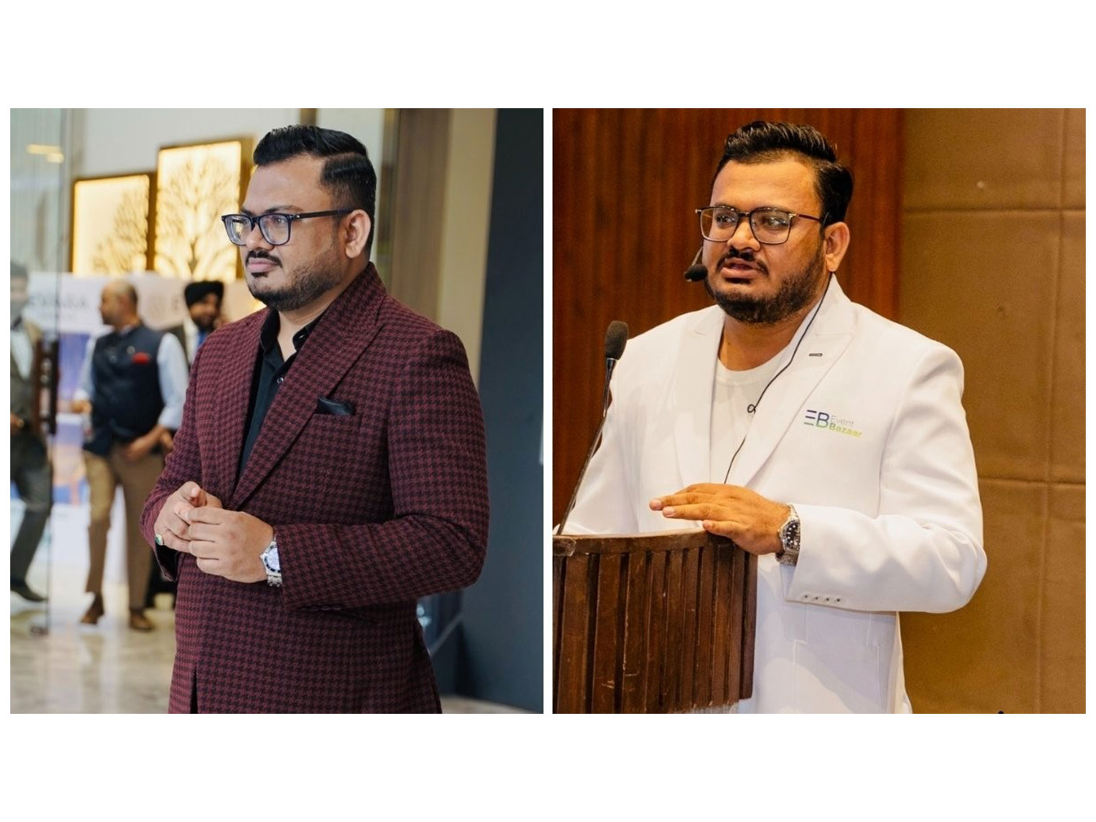 Hirav Shah, the founder of EventBazaar.co