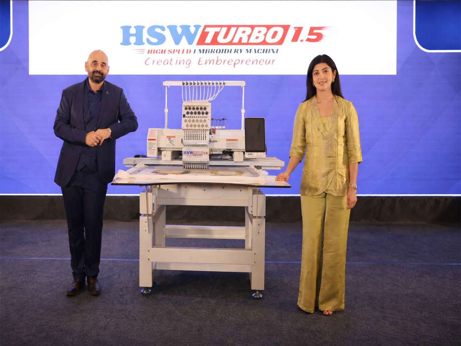 Pranitha Subhash Launches HSW’s Turbo 1.5, India’s Fastest Single-Head Embroidery Machine Pranitha Subhash Launches HSW’s Turbo 1.5, India’s Fastest Single-Head Embroidery Machine