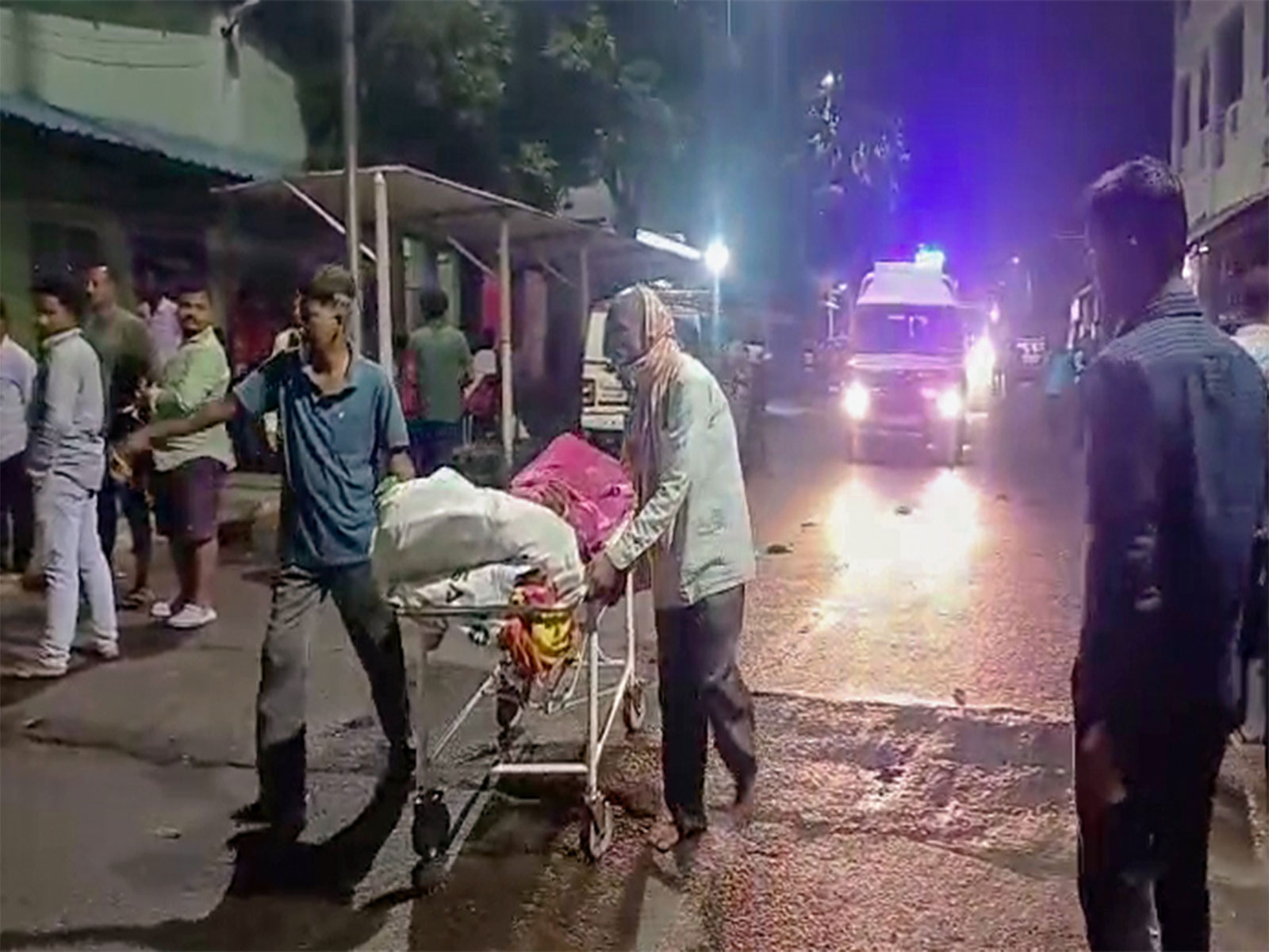 Visual from outside the hospital in Odisha (Photo/ANI) Visual from outside the hospital in Odisha (Photo/ANI)