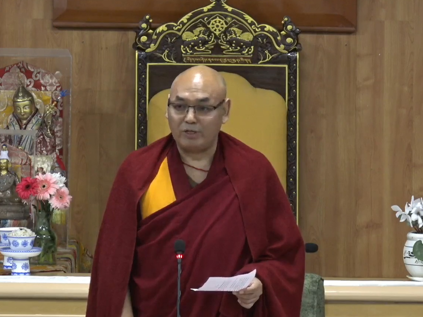 Speaker Khenpo Sonam Tenphel (Photo/ANI)