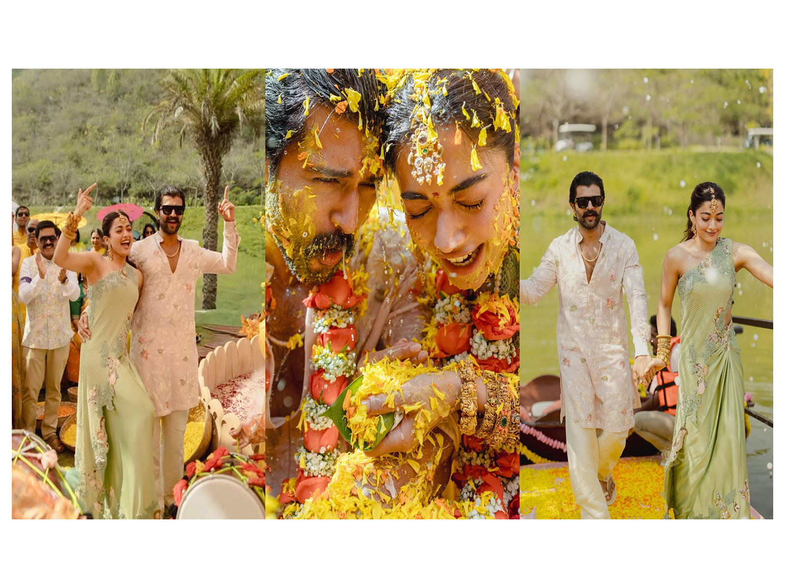 Rashmika Mandanna, Vijay Deverakonda Haldi pictures (Photo/Instagram@rashmika_mandanna) Rashmika Mandanna, Vijay Deverakonda Haldi pictures (Photo/Instagram@rashmika_mandanna)