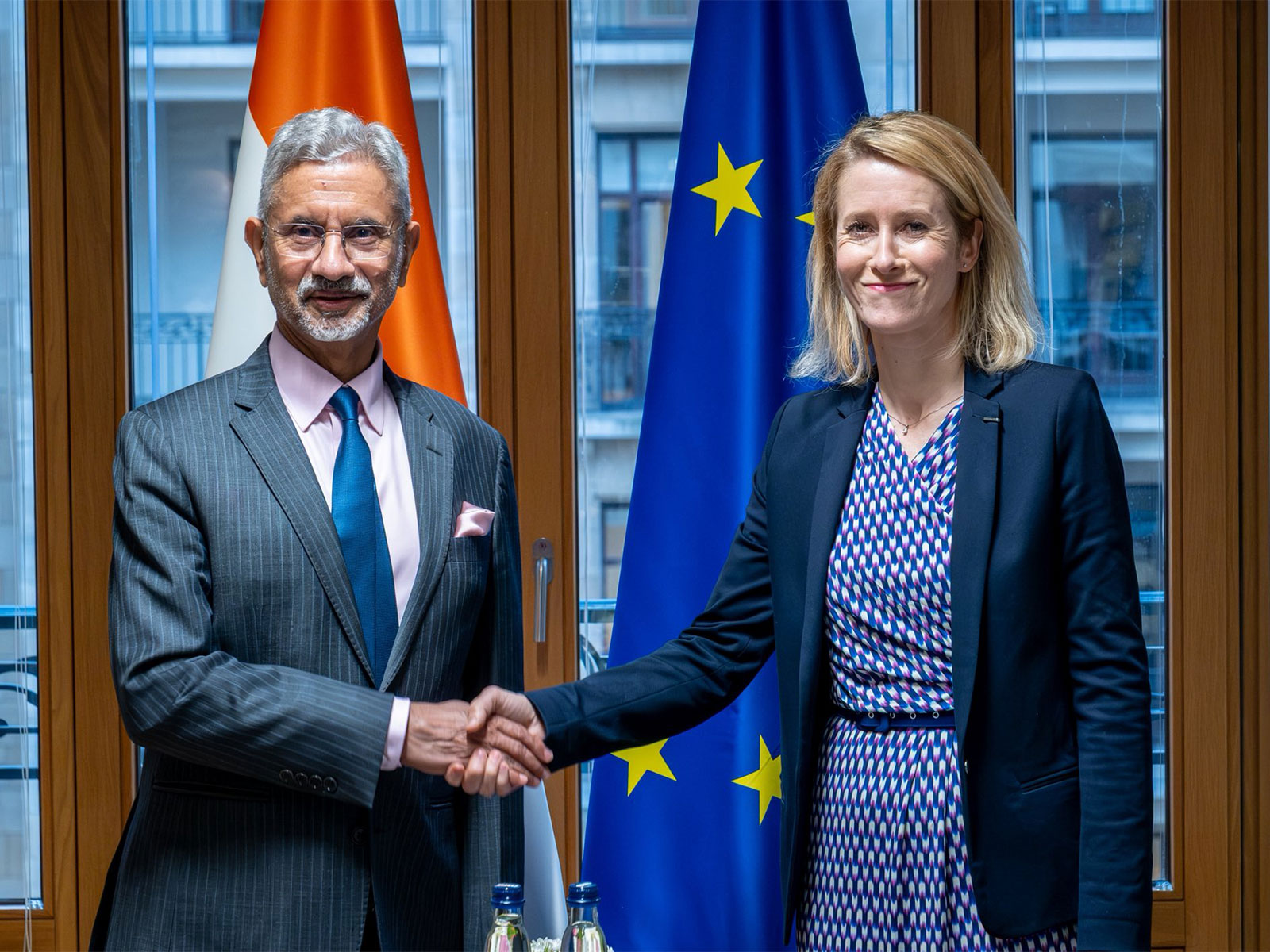 External Affairs Minister S Jaishankar meeting with EU High Representative for Foreign Affairs and Security Policy Kaja Kallas in Brussels (Photo: x/@DrSJaishankar) External Affairs Minister S Jaishankar meeting with EU High Representative for Foreign Affairs and Security Policy Kaja Kallas in Brussels (Photo: x/@DrSJaishankar)