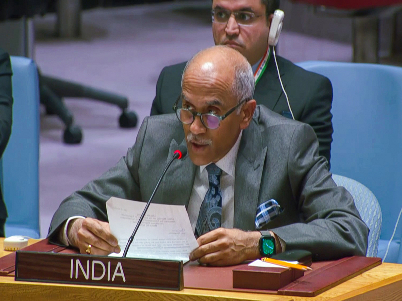 India’s Permanent Representative to the UN Harish Parvathaneni (File Photo/ANI)