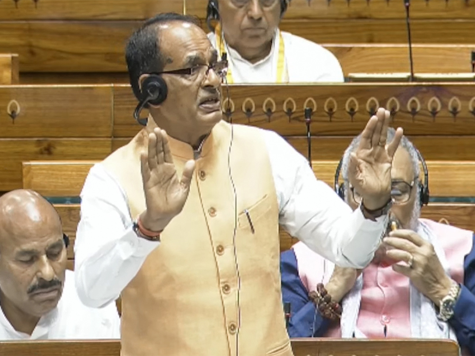 Union Minister Shivraj Singh Chouhan (Photo/Sansad TV)