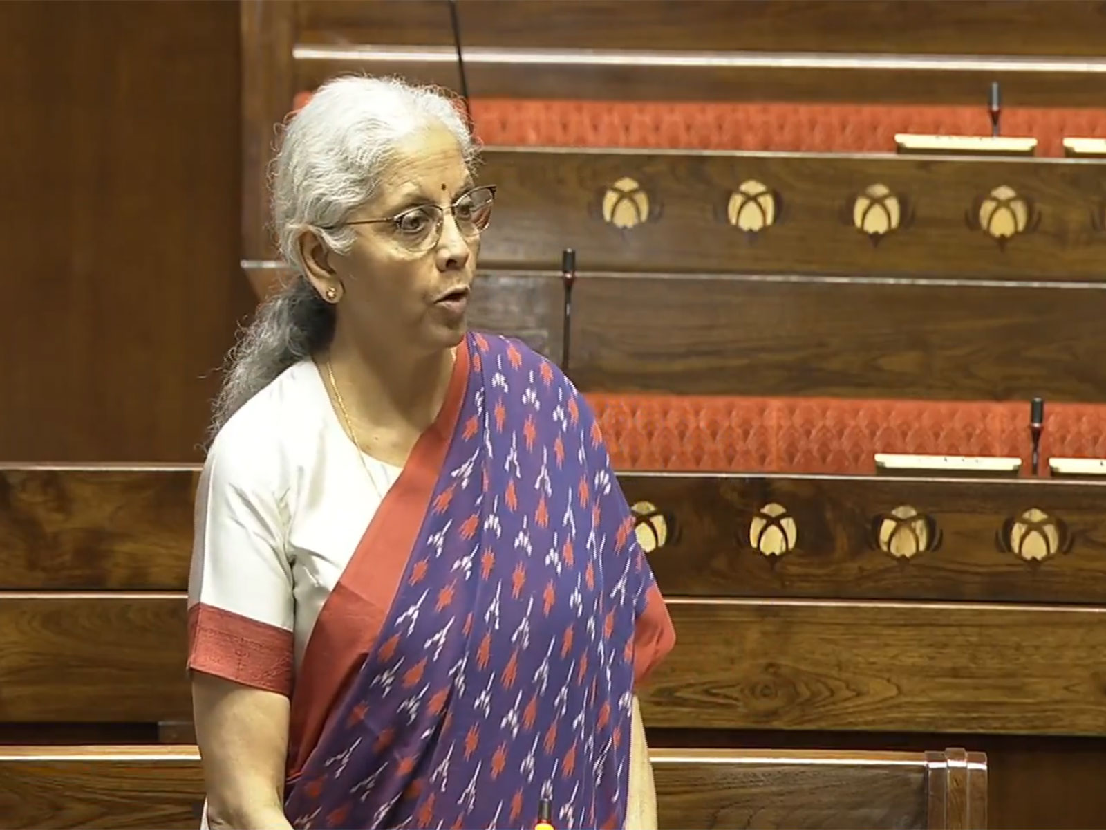 Union Minister of Finance and Corporate Affairs Nirmala Sitharaman (Photo/@SansadTV) Union Minister of Finance and Corporate Affairs Nirmala Sitharaman (Photo/@SansadTV)