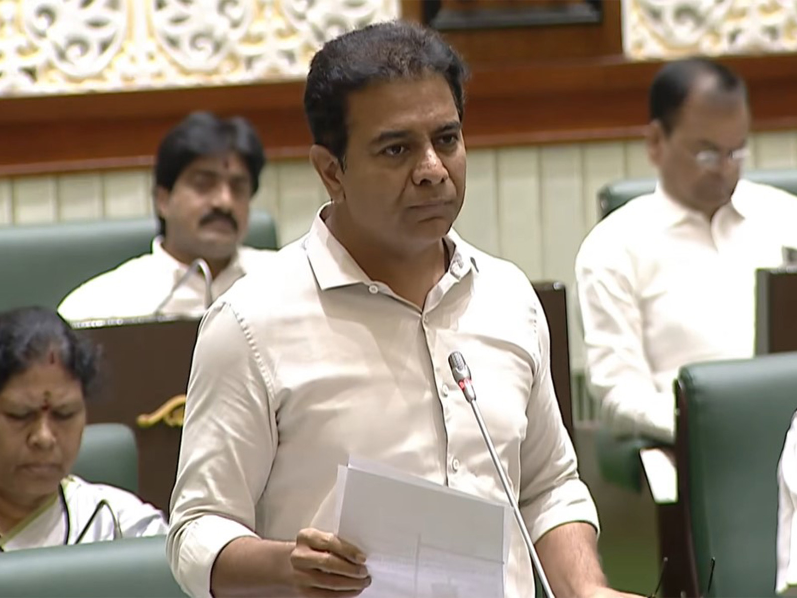 Bharat Rashtra Samithi Working President and MLA KT Rama Rao (Photo/TelanganaAssembly)