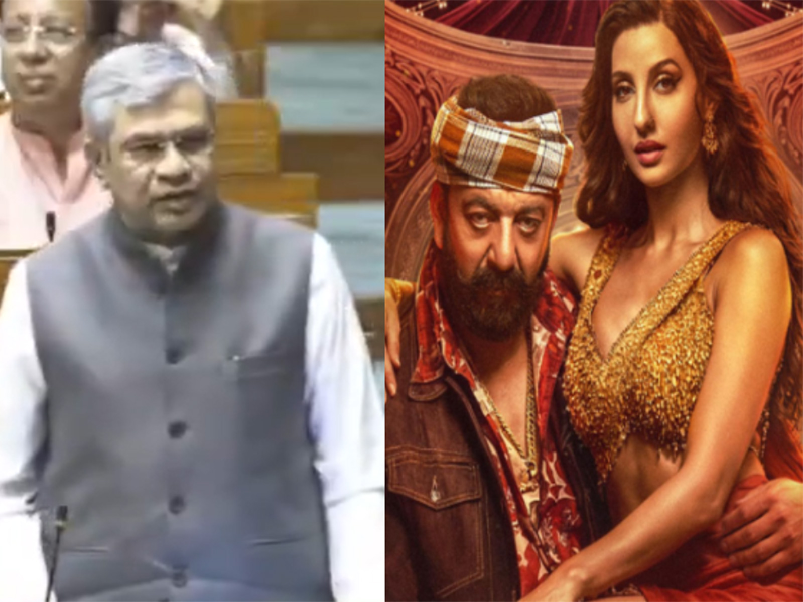 Ashwini Vaishnaw, still from ‘Sarke Chunar Teri Sarke’ (Photo/Sansad TV/Instagram/@kvn.productions)