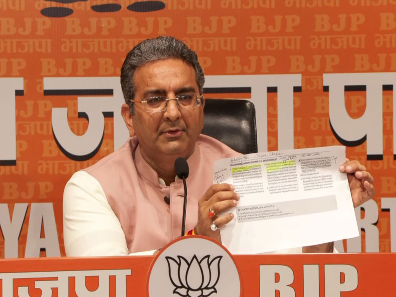 BJP spokesperson Gaurav Bhatia (Photo/ANI)