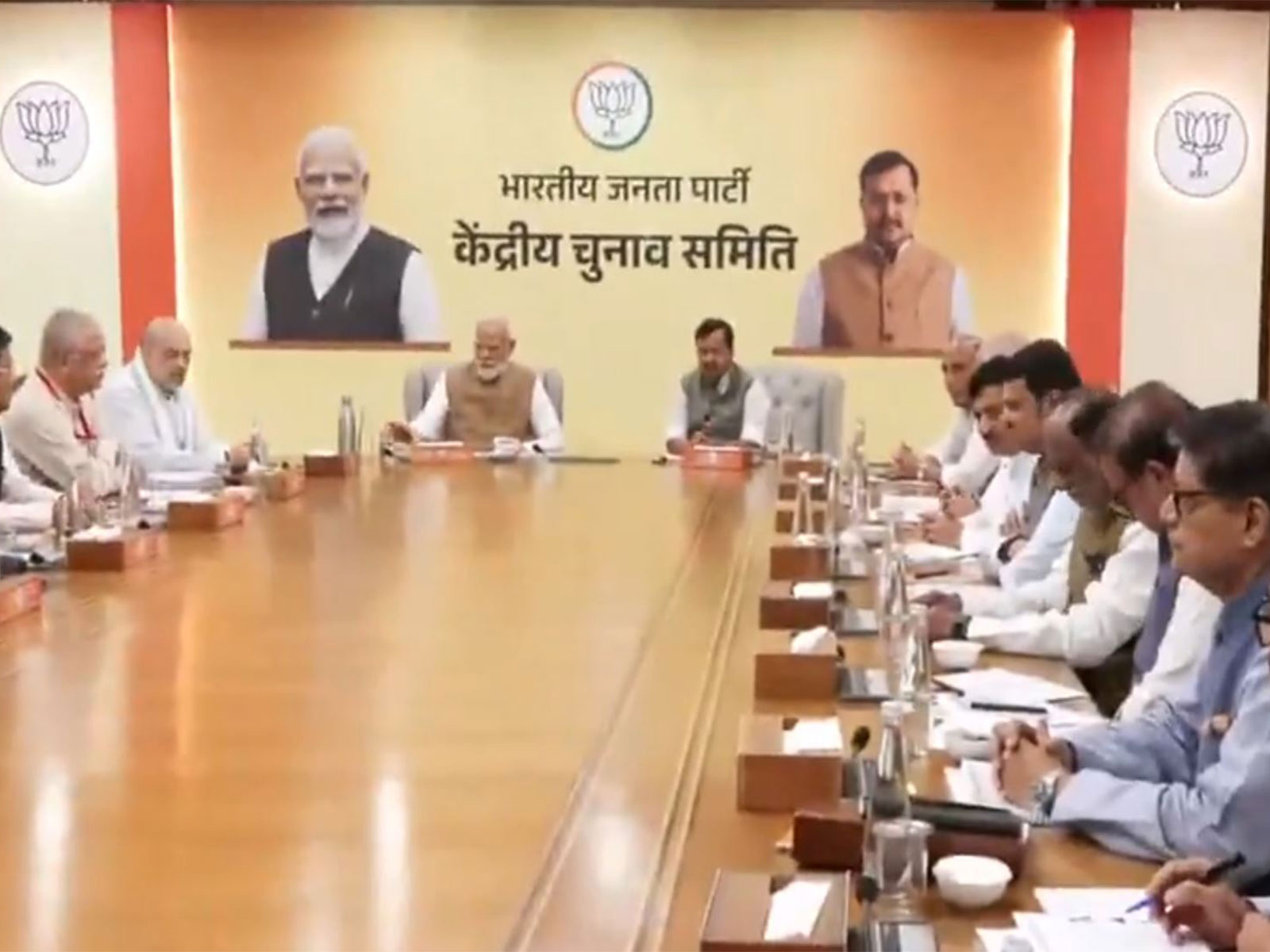PM Modi attends BJP's Central Election Committee meeting. (Photo/ANI)
