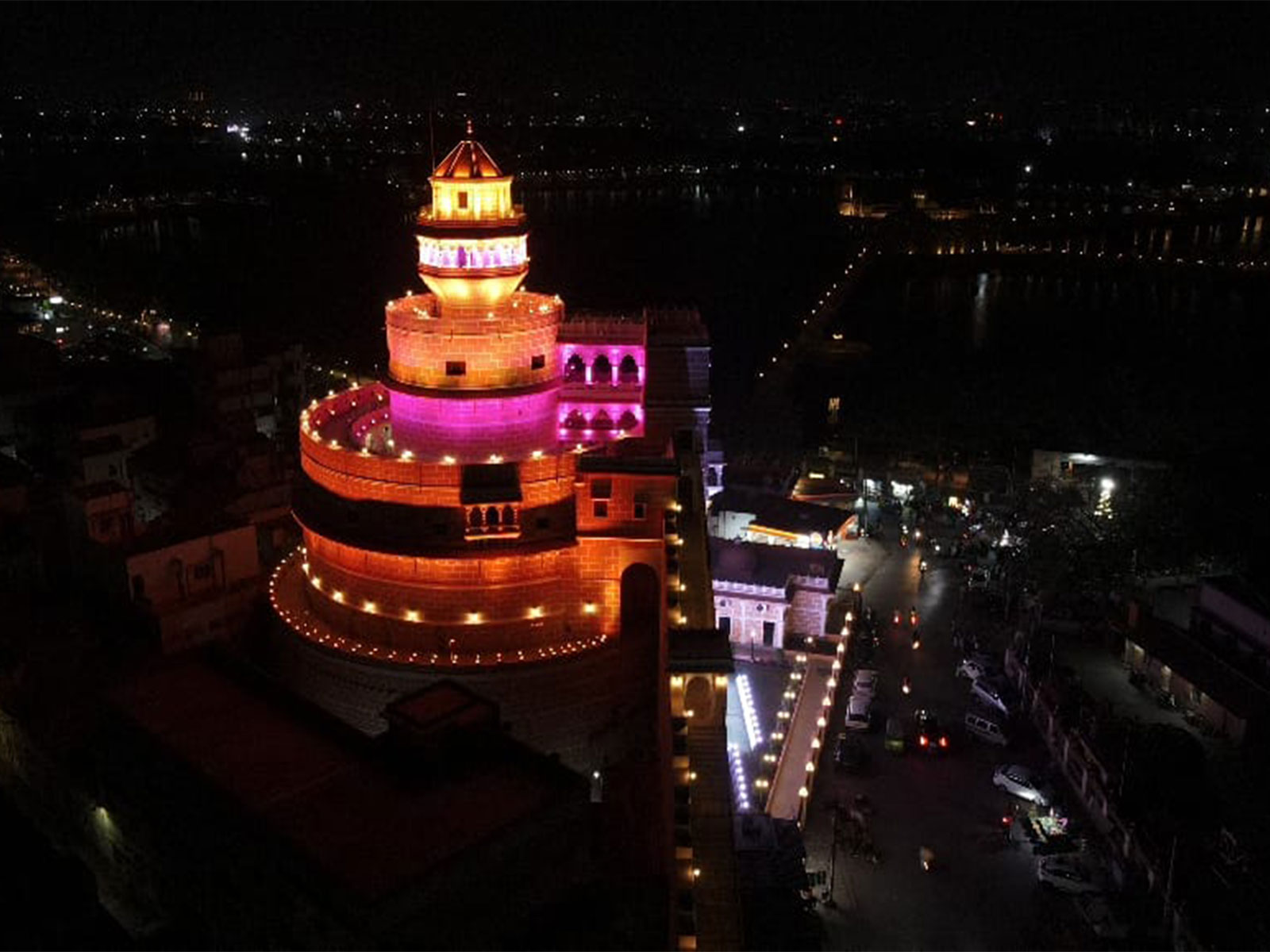 Jamnagar's 174-year-old historic Bhujiya Kotho is ready with its grandeur in a new look. (Photo/GujaratCMO)