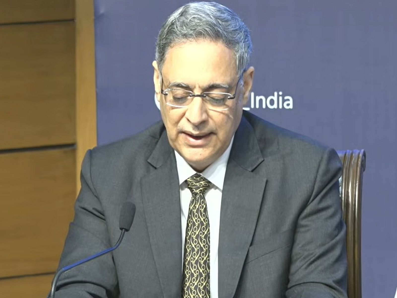 Additional Secretary, MEA, Aseem R Mahajan (Photo/Youtube/PIBIndia) 