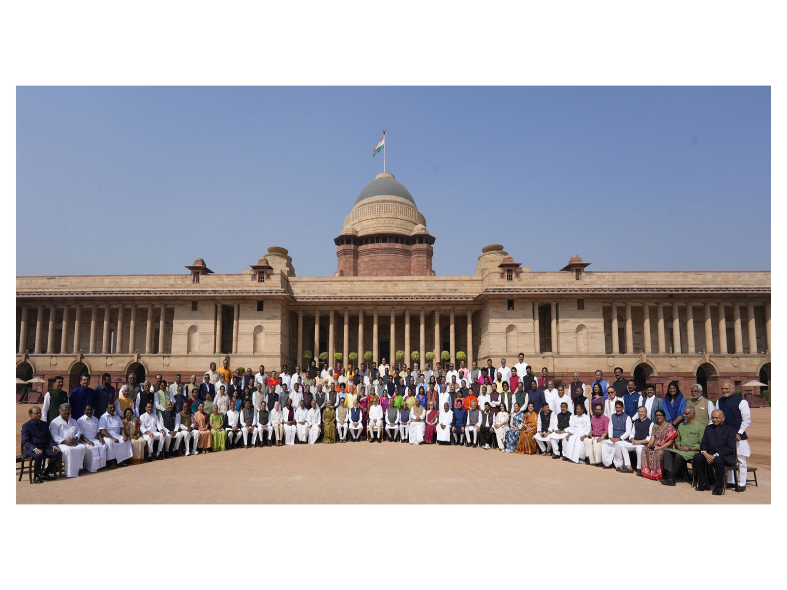 Visual from Rashtrapati Bhavan (Photo/X@loksabhaspeaker)