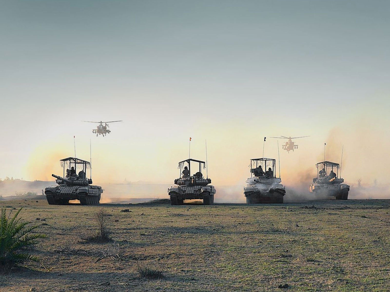 Indian Army conducts Exercise AMOGH JWALA (Photo/ANI)