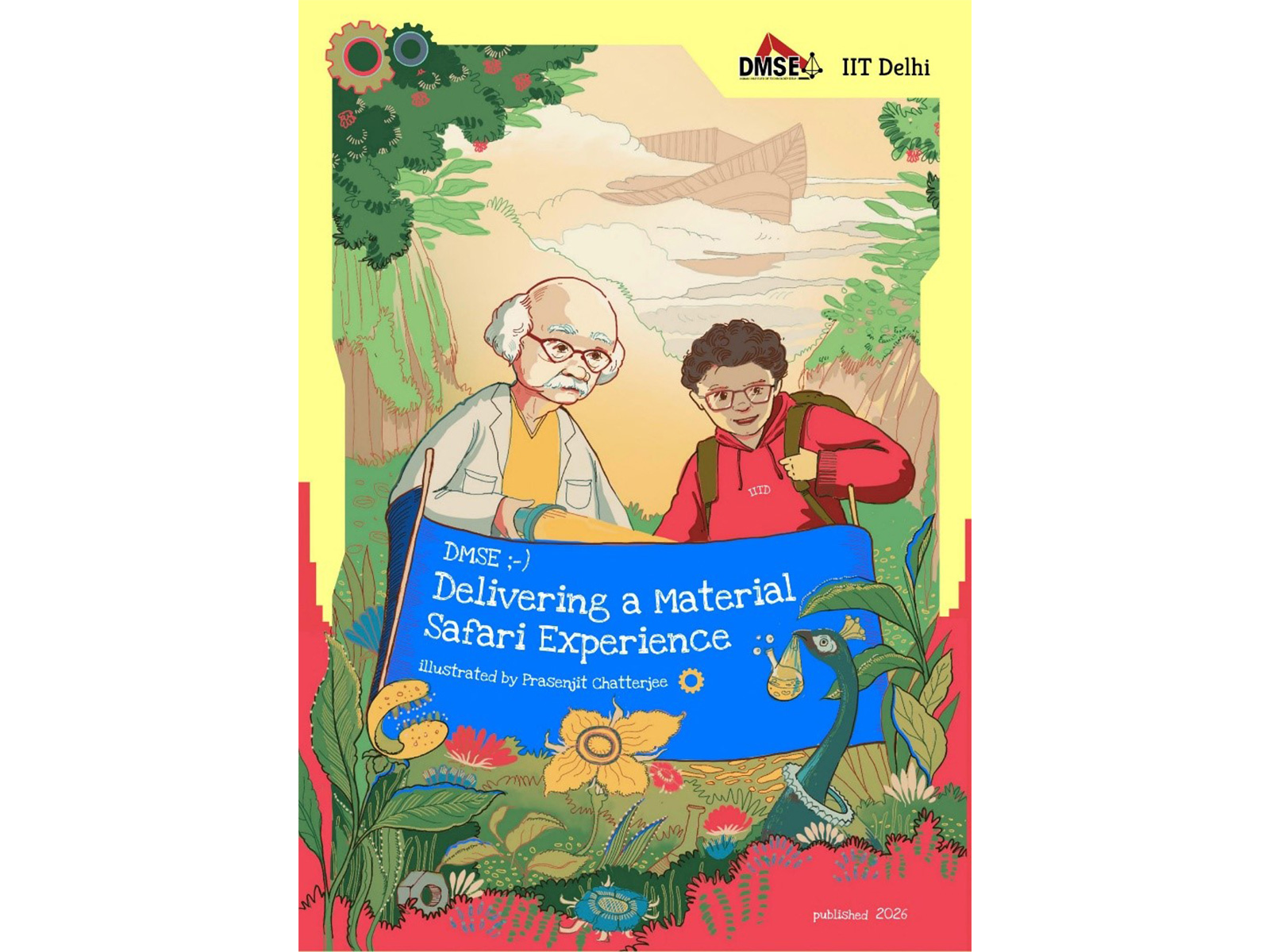 IIT Delhi's Comic book–style brochure (Photo/ IIT Delhi)