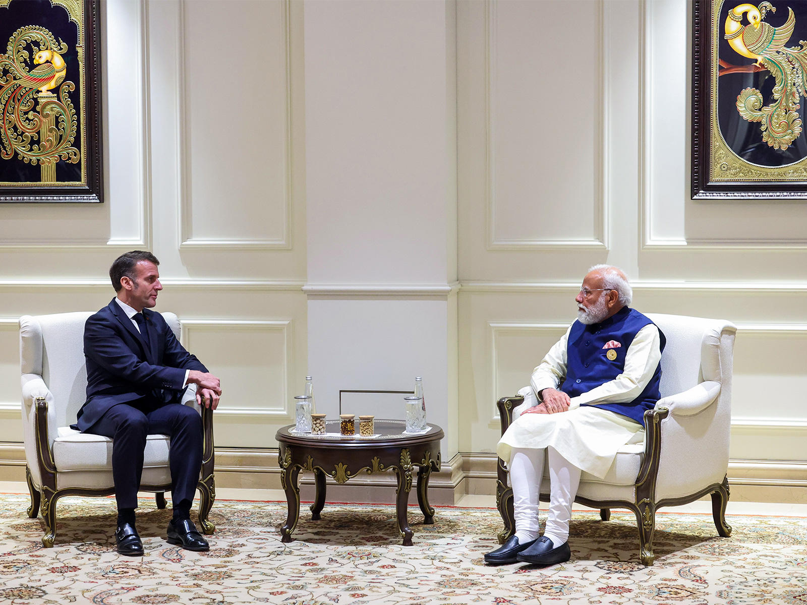 Prime Minister Narendra Modi and French President Emmanuel Macron (File Photo/ANI)