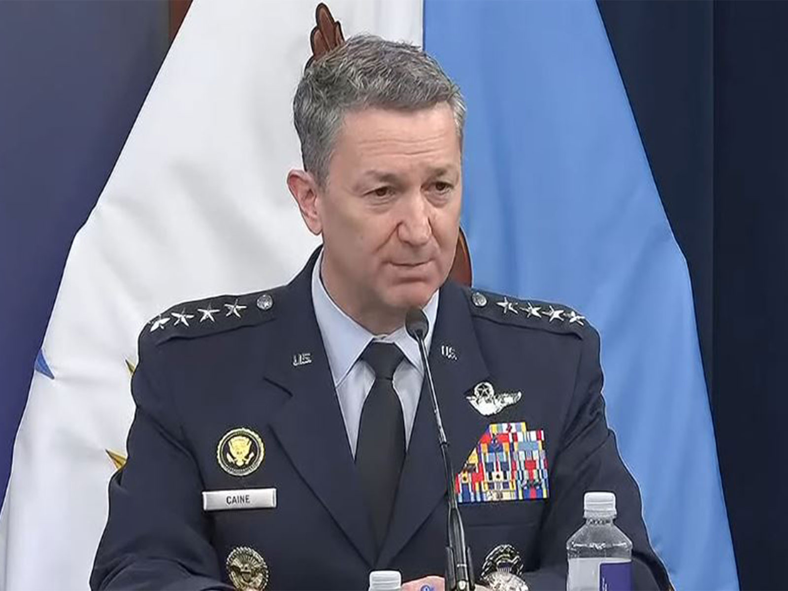 Chairman of the Joint Chiefs of Staff, General Dan Caine. (Photo/YoutubeDepartment of War)