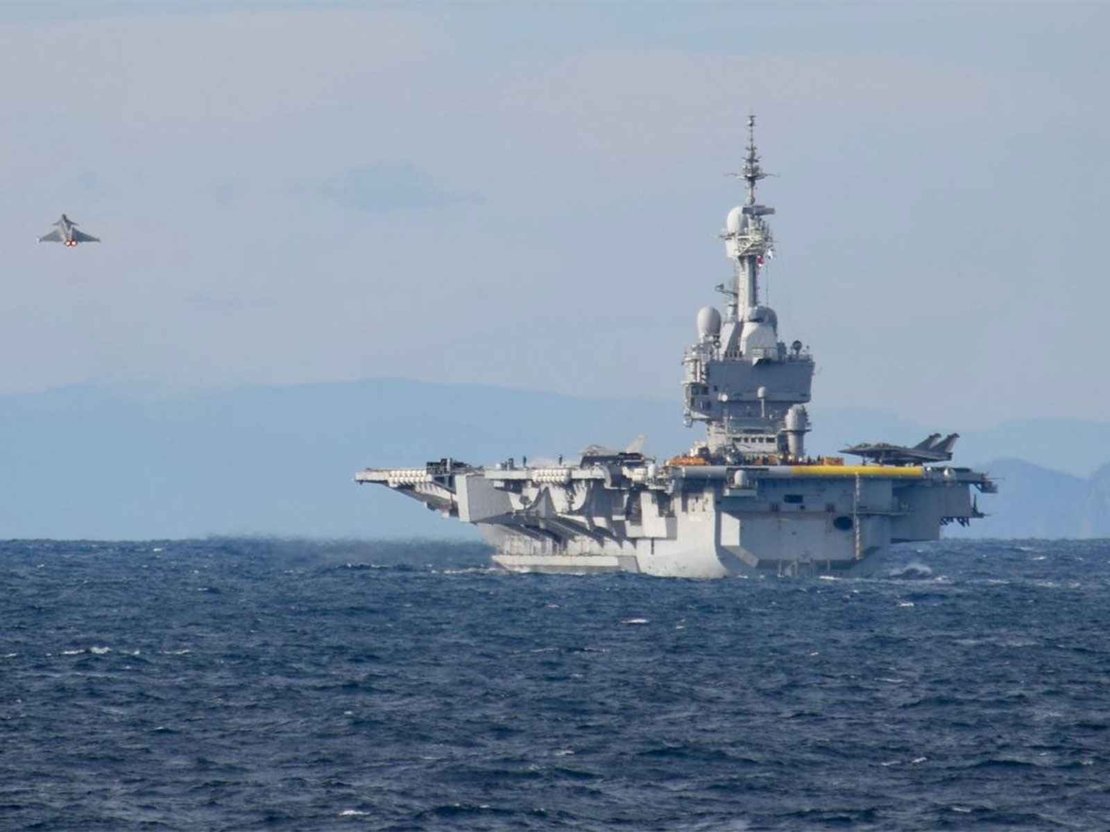 FNS Charles De Gaulle deployed in the Indian Ocean as part of Mission CLEMENCEAU 25 (File Photo/ French Embassy in India) 