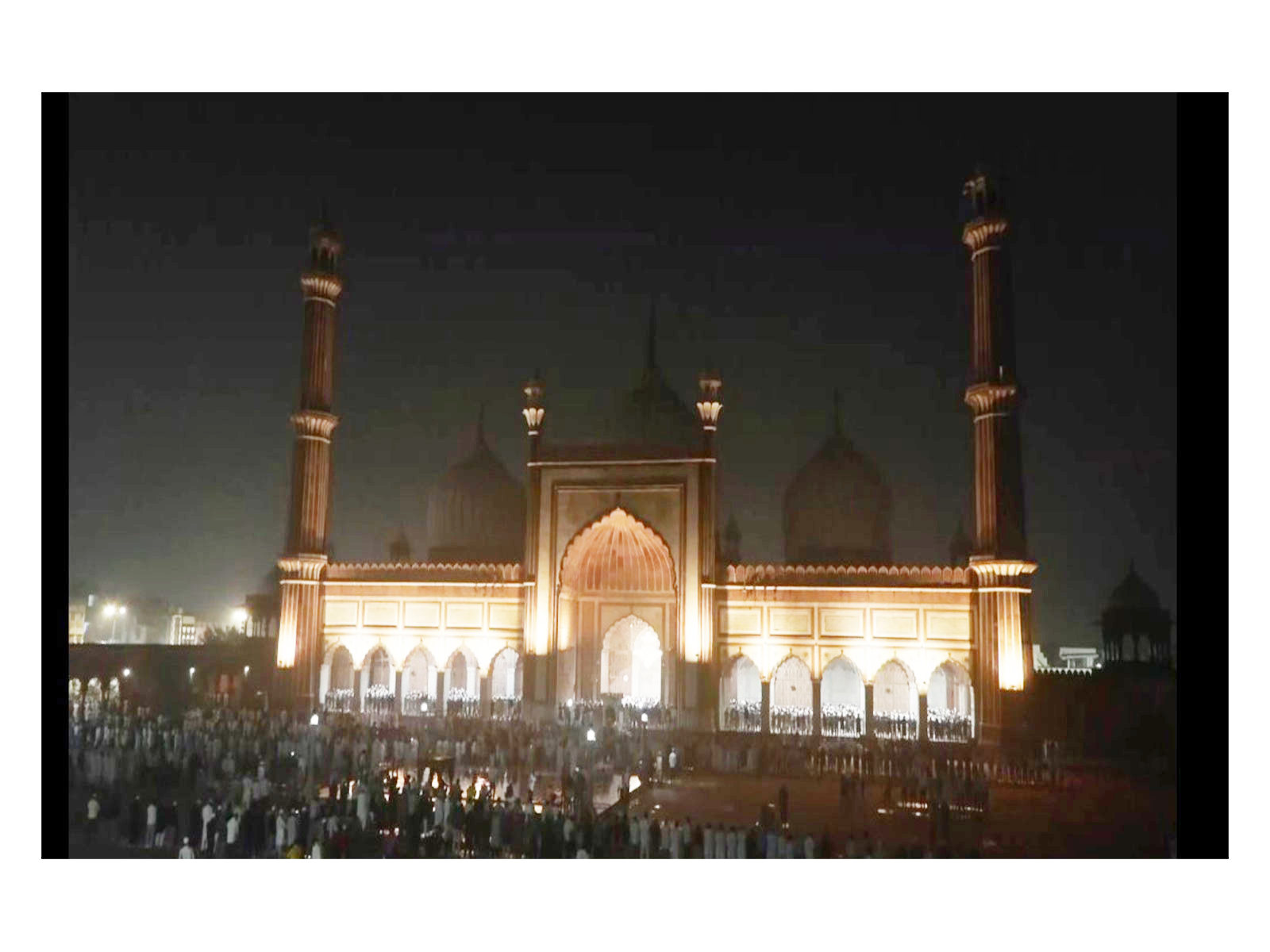 Visual from Jama Masjid (Photo/ANI)