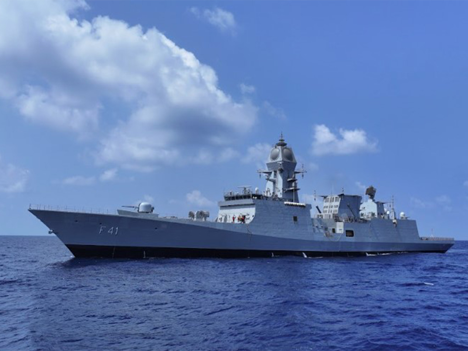 Indian Navy set to commission its latest stealth frigate 'Taragiri' (Photo/Indian Navy) Indian Navy set to commission its latest stealth frigate 'Taragiri' (Photo/Indian Navy)