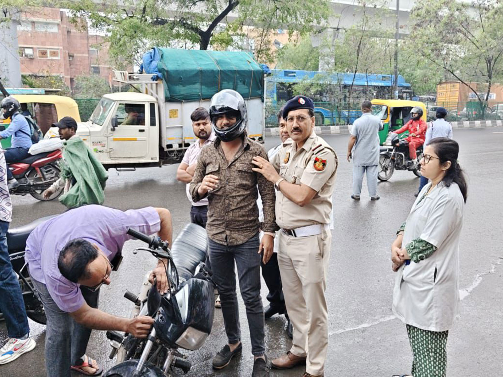 Delhi Traffic Police launch special helmet awareness campaign (Photo/Delhi Tarffic Police)