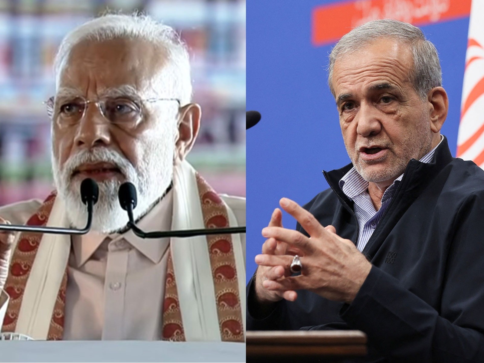 Prime Minister Narendra Modi and Iranian President Masoud Pezeshkian (File Photo/Youtube/Narendra Modi,Reuters) Prime Minister Narendra Modi and Iranian President Masoud Pezeshkian (File Photo/Youtube/Narendra Modi,Reuters)