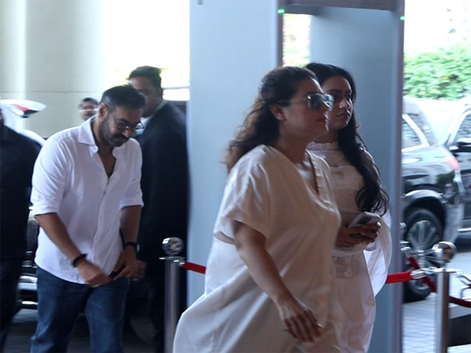 Ajay Devgn, Kajol, Nysa (Image source: ANI) Ajay Devgn, Kajol, Nysa (Image source: ANI)