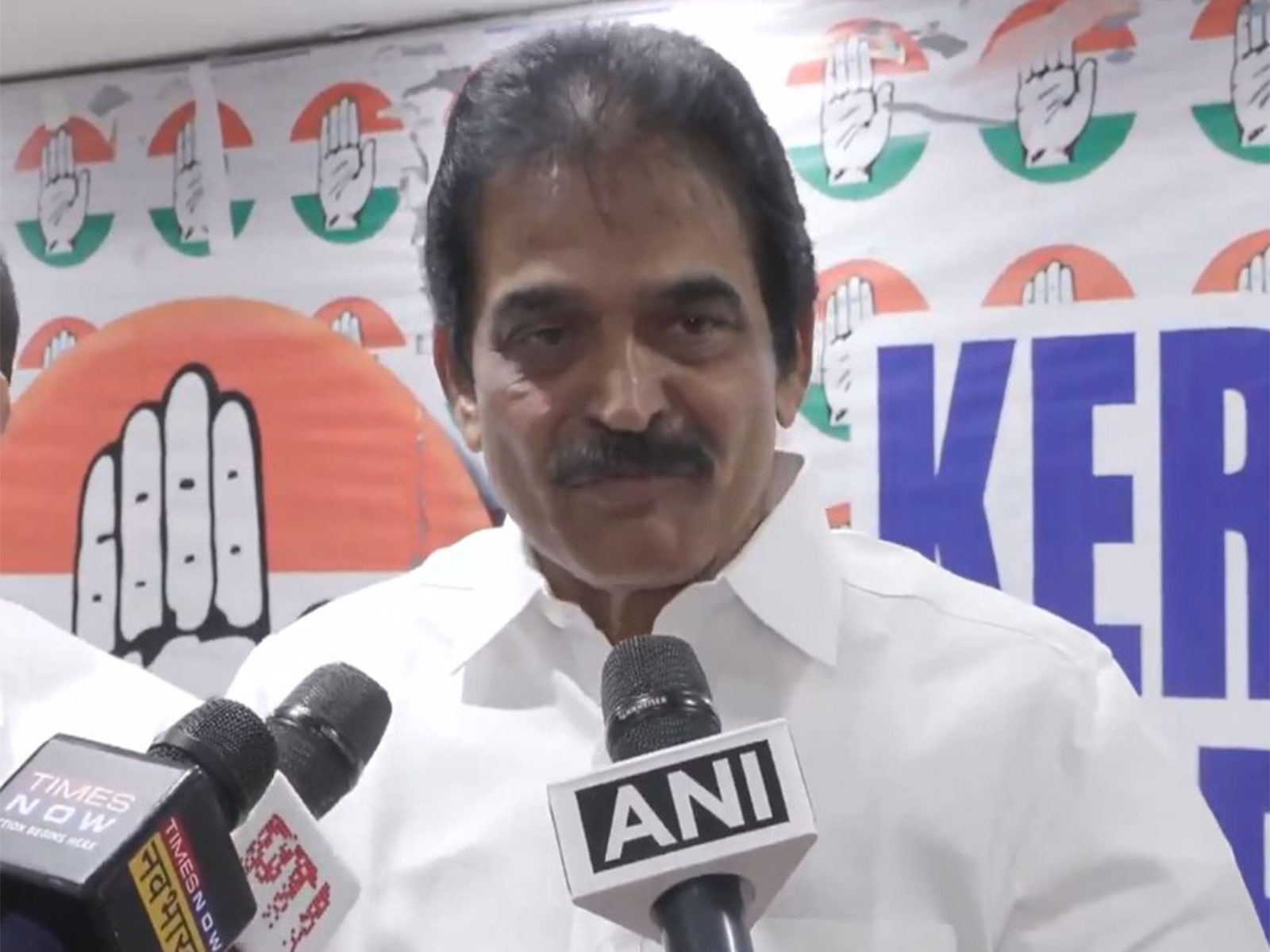 Congress MP KC Venugopal at a press conference in Thiruvananthapuram, Kerala (Photo/ANI)