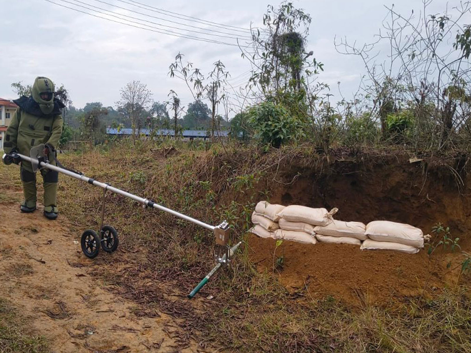Indian Army neutralising UXOs following standoff attack in Assam (Photo/ANI) Indian Army neutralising UXOs following standoff attack in Assam (Photo/ANI)
