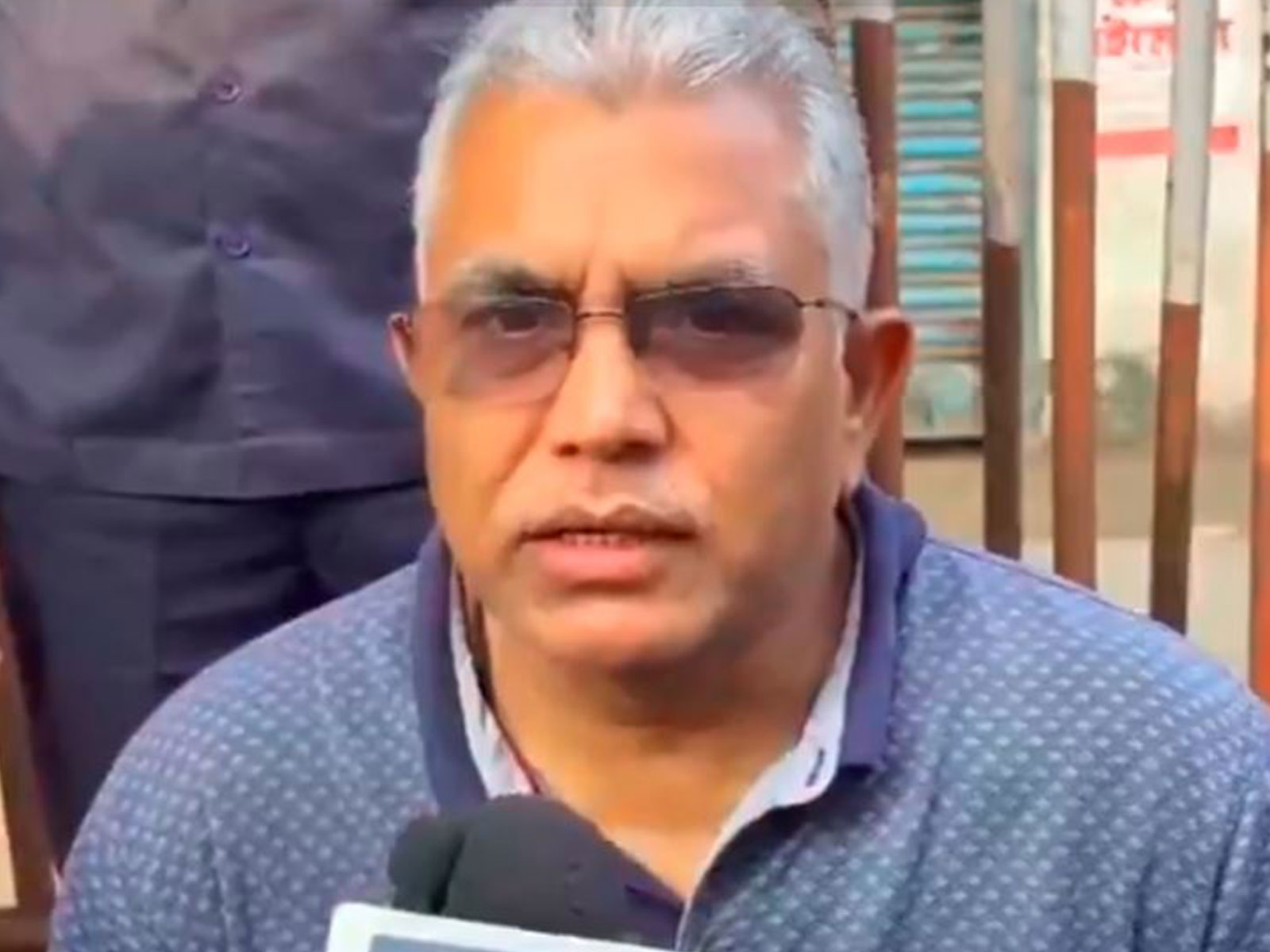 BJP candidate from Kharagpur Sadar assembly seat Dilip Ghosh (Photo/ANI)