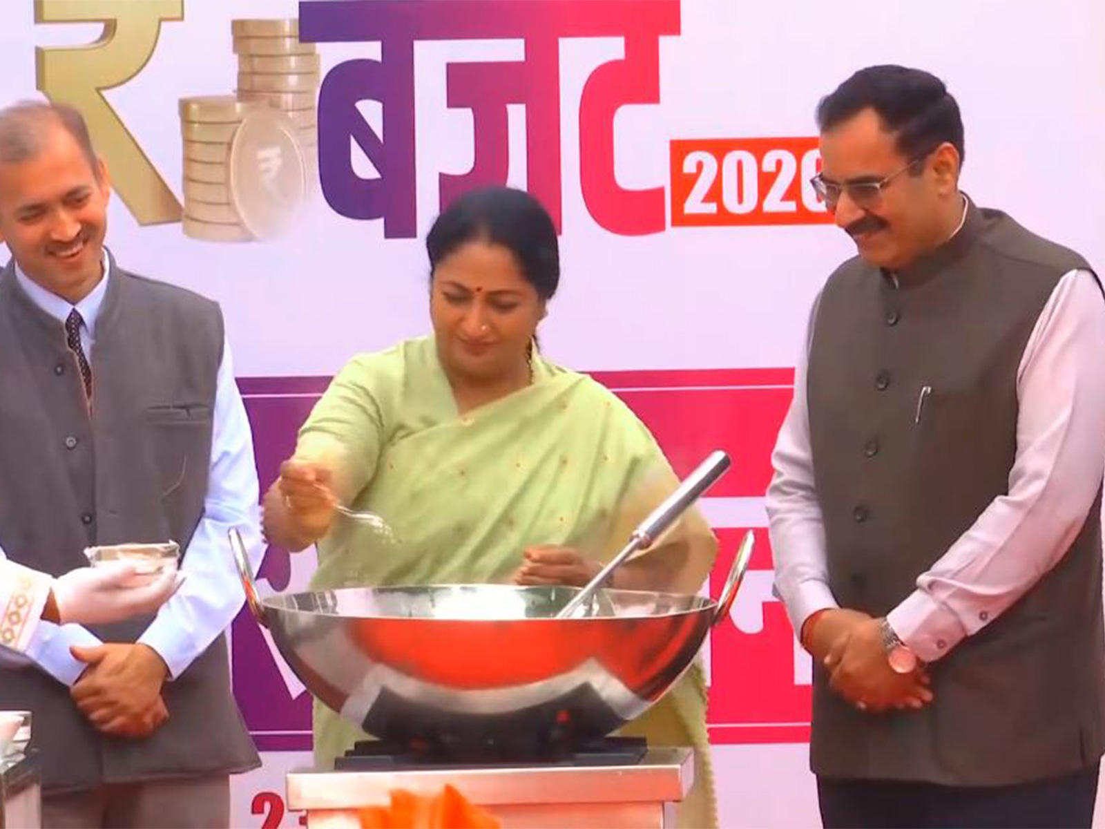 Delhi CM Rekha Gupta cooking kheer, commencing Delhi Budget Session 2026 (Photo/ANI) Delhi CM Rekha Gupta cooking kheer, commencing Delhi Budget Session 2026 (Photo/ANI)