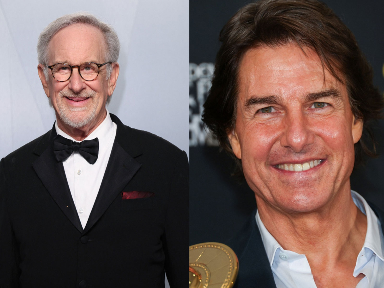 Steven Spielberg (left), Tom Cruise (right) (Photo/Reuters)