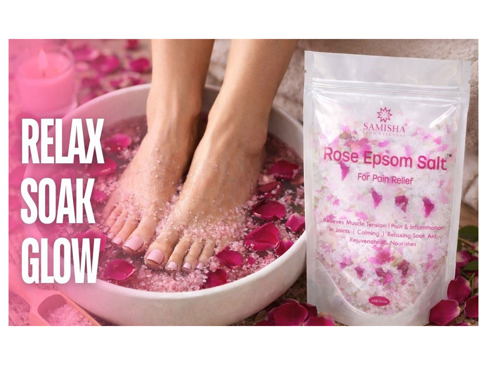 Samisha Organic Redefines Post-Workout Recovery with Rose Epsom Salt