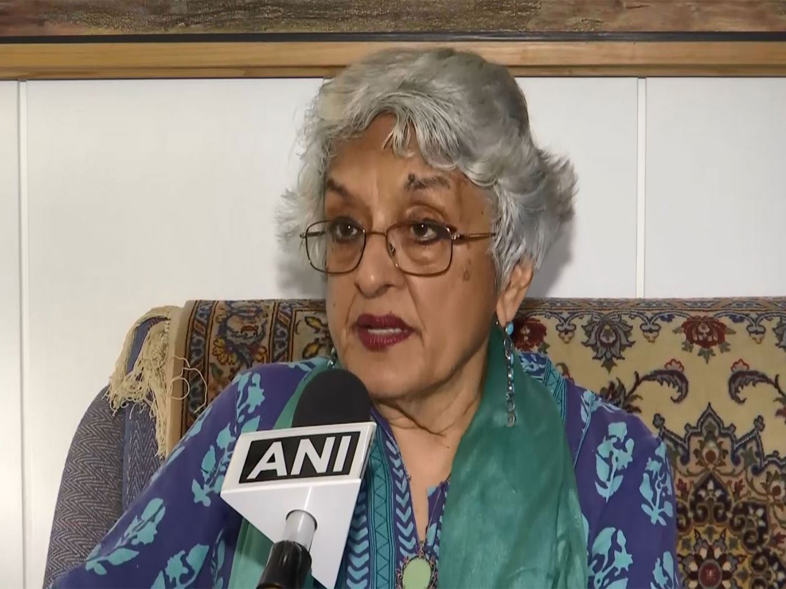 Former Indian diplomat Veena Sikri (Photo/ANI) 