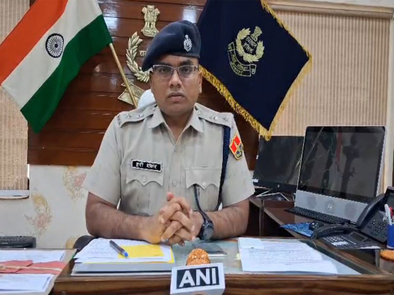 Sri Ganganagar SP Hari Shankar (Photo/ANI)