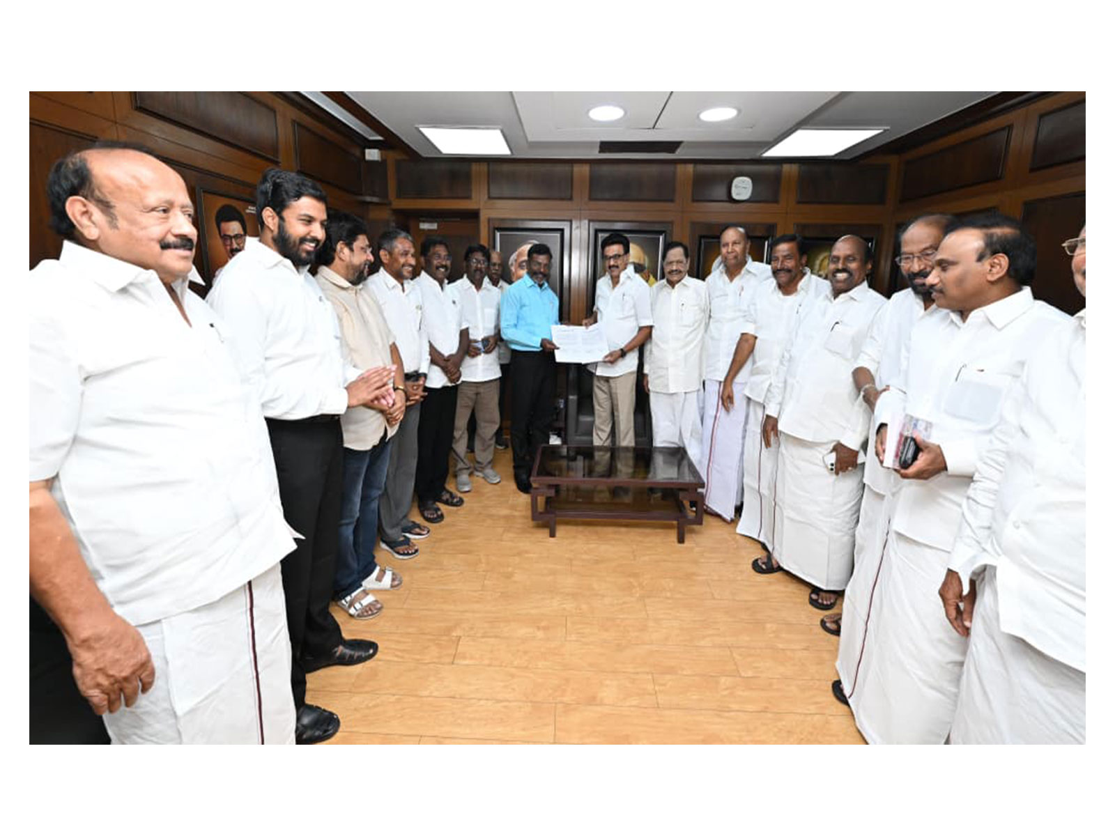 Leader of the VCK Thol. Thirumavalavan and TN Chief Minister and President of DMK MK Stalin