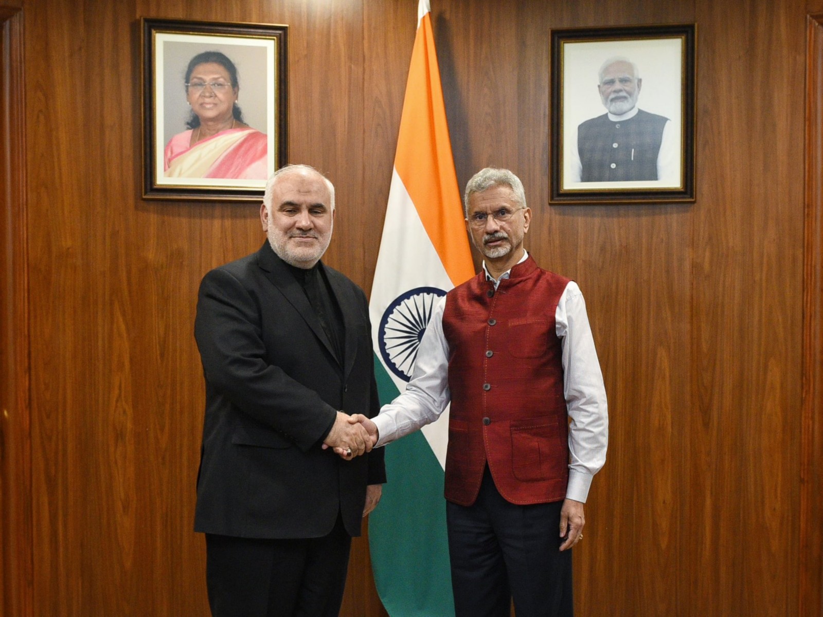 External Affairs Minister S Jaishankar meets Iran’s Ambassador Mohammad Fathali (Photo: X/@DrSJaishankar)