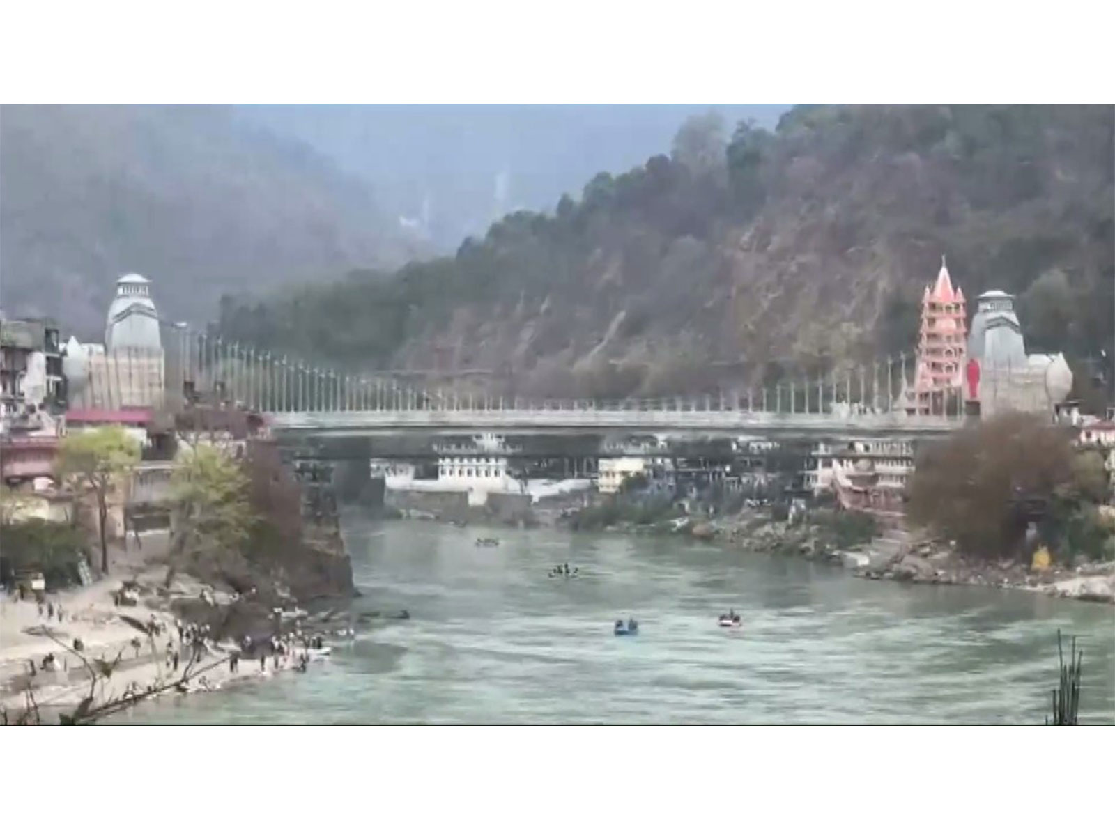 Bajrang Setu over the Ganga River in Rishikesh (Photo/ANI)