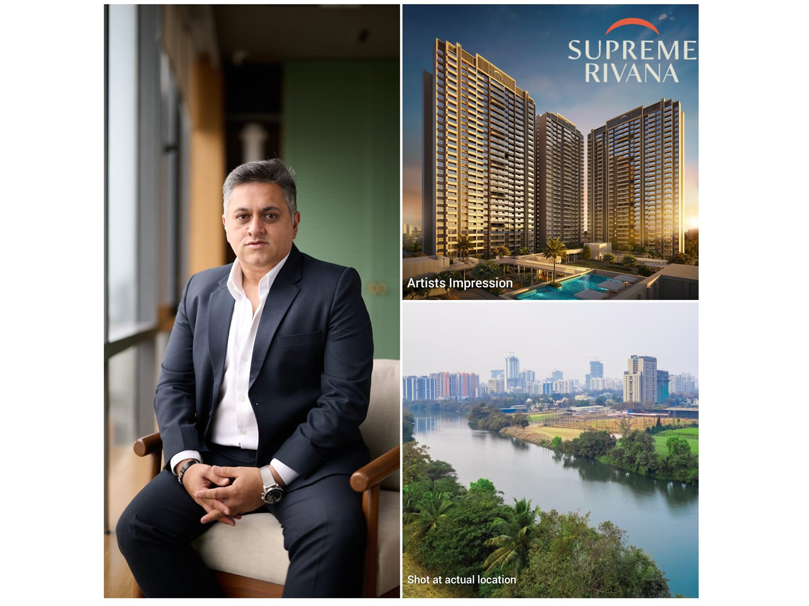 Supreme Universal unveils Supreme Rivana, a 12.6-acre riverfront gated community in Punawale, Pune, designed for expansive views, modern amenities and nature-led living