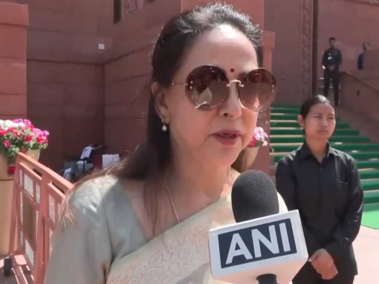 Actor-Politician Hema Malini (Image source: ANI)