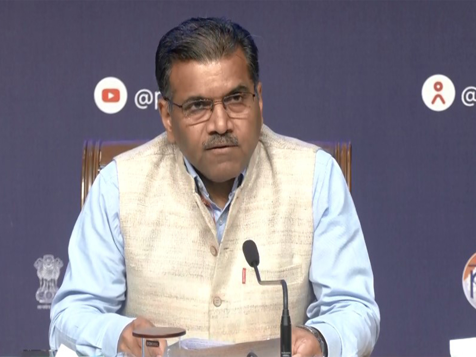 Special Secretary in the Ministry of Ports, Shipping and Waterways, Rajesh Kumar Sinha (Photo/ANI)