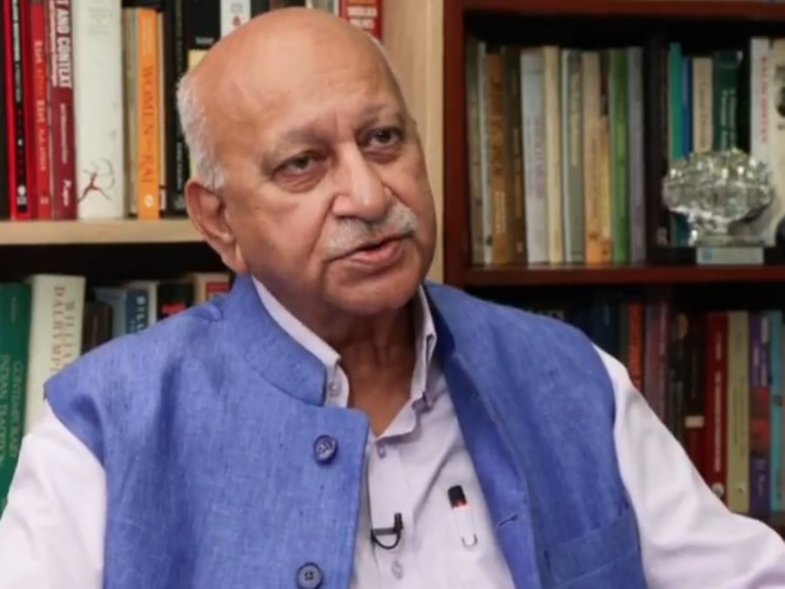 Former Union Minister of State External Affairs MJ Akbar (Photo/ANI)