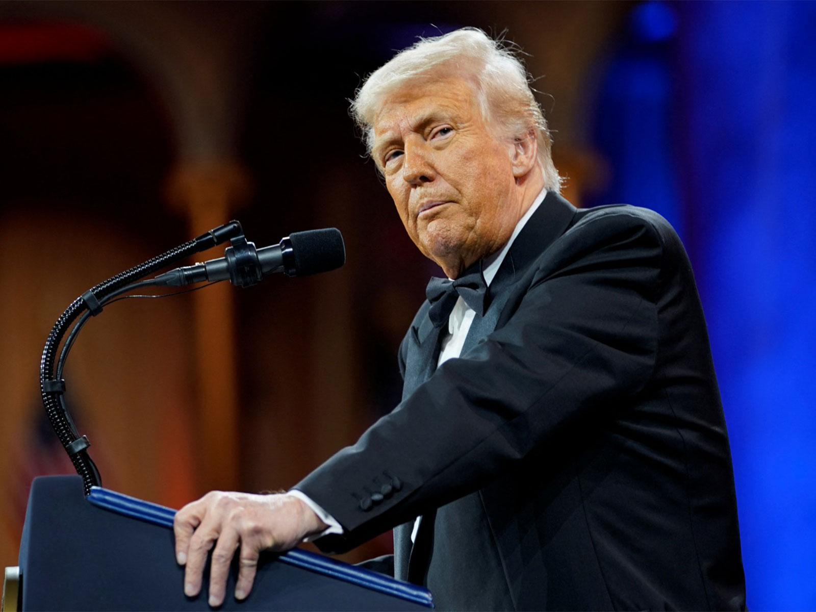 US President Donald Trump at NRCC Annual Fundraising Dinner (Photo/Reuters) US President Donald Trump at NRCC Annual Fundraising Dinner (Photo/Reuters)