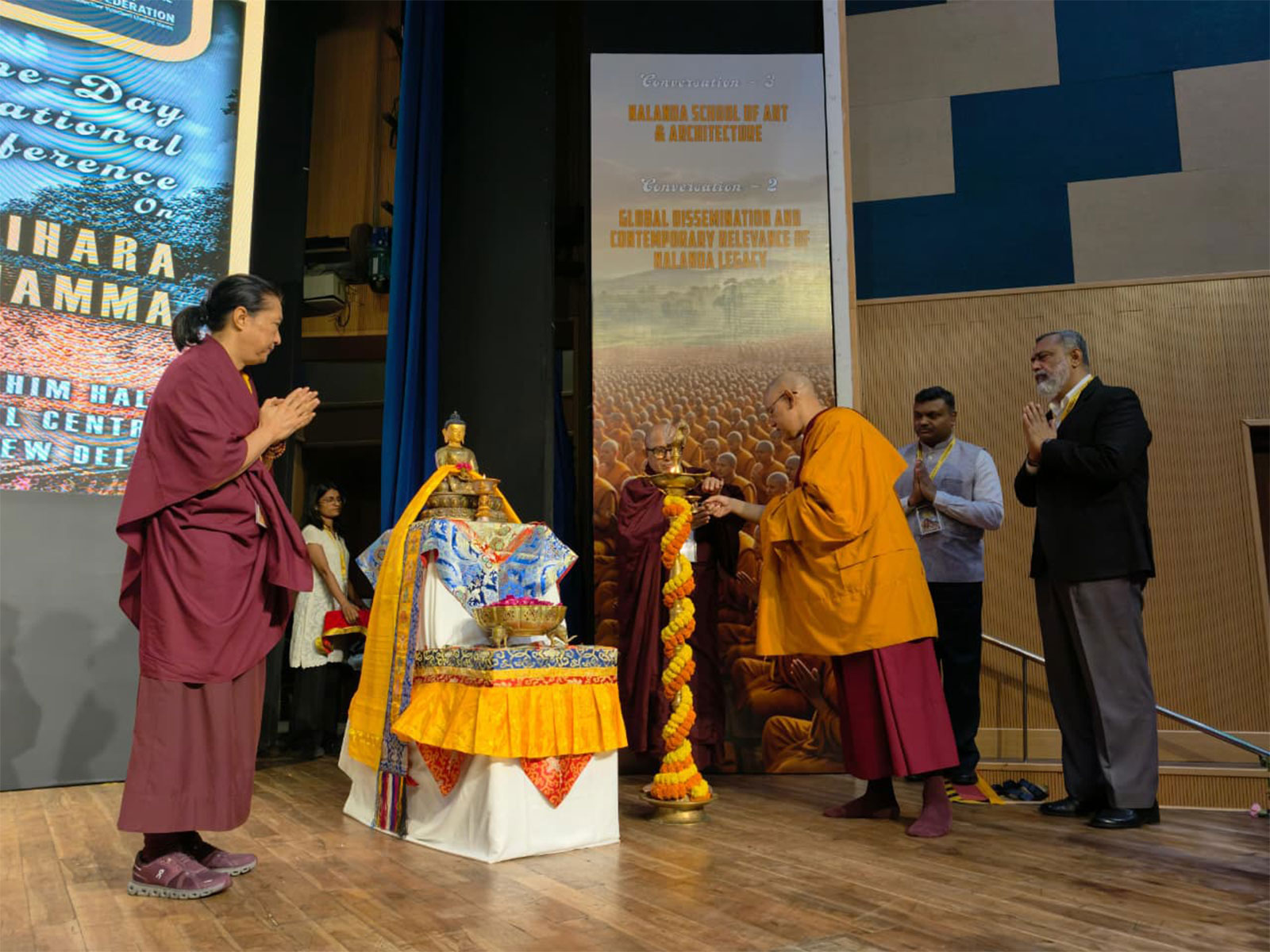International conference on `Contribution of Nalanda Mahavihara in the dissemination of Buddha Dhamma’ (Photo/ANI) International conference on `Contribution of Nalanda Mahavihara in the dissemination of Buddha Dhamma’ (Photo/ANI)
