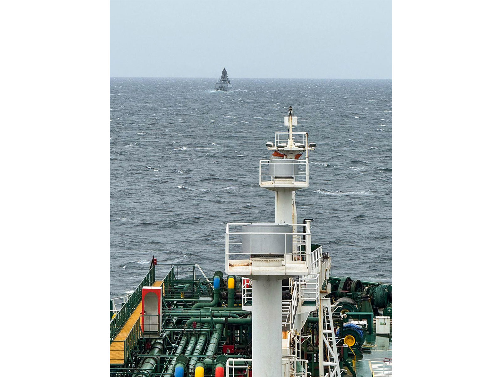 Jag Vasant a vessel that transited through Strait of Hormuz (Photo/ANI)