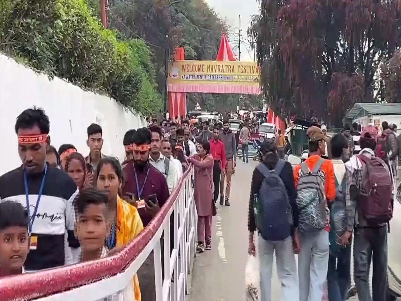 Visual from holy shrine of Mata Vaishno Devi temple (Photo/ANI)