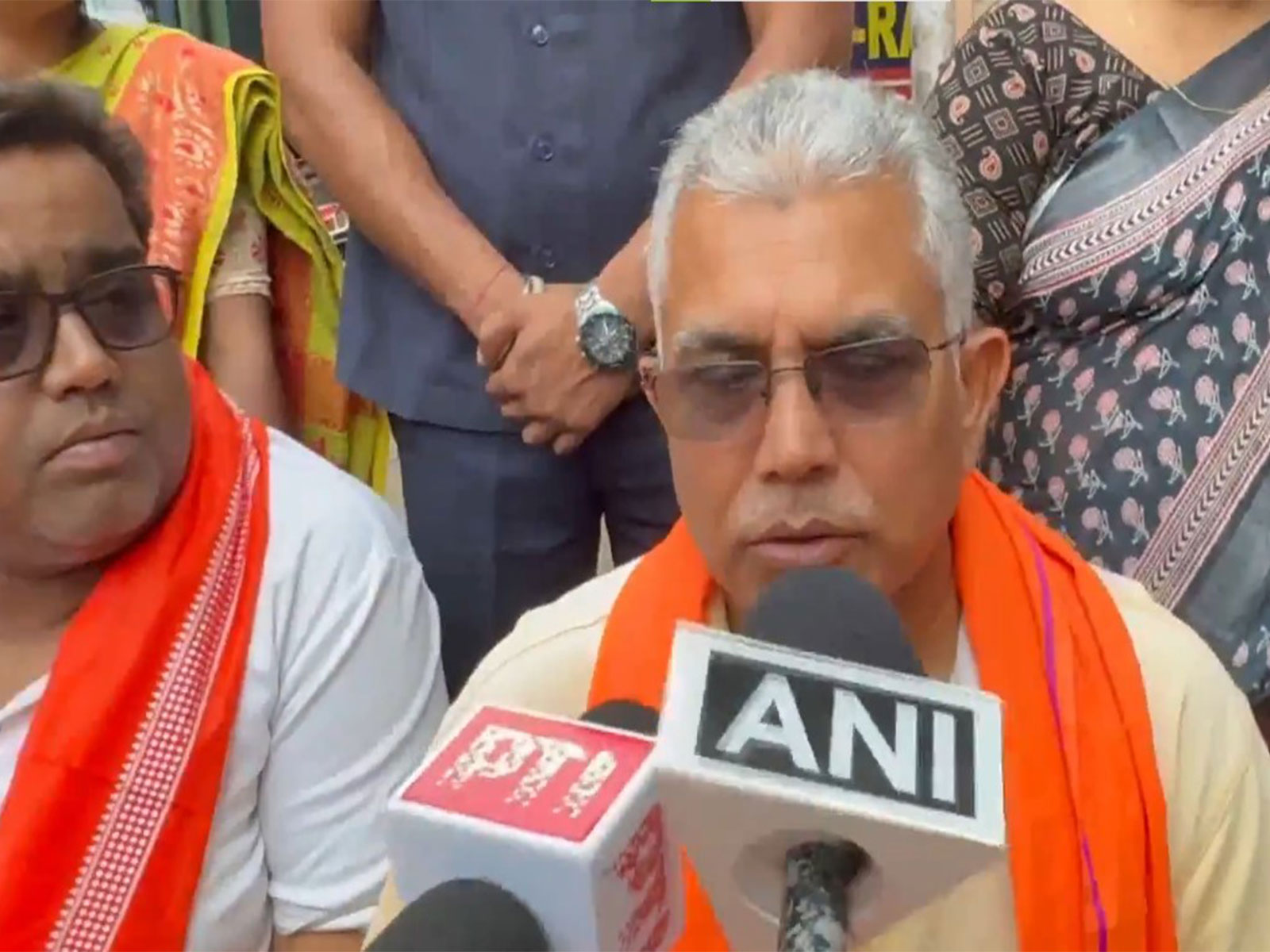 BJP candidate from Kharagpur Sadar Assembly seat Dilip Ghosh (Photo/ANI)