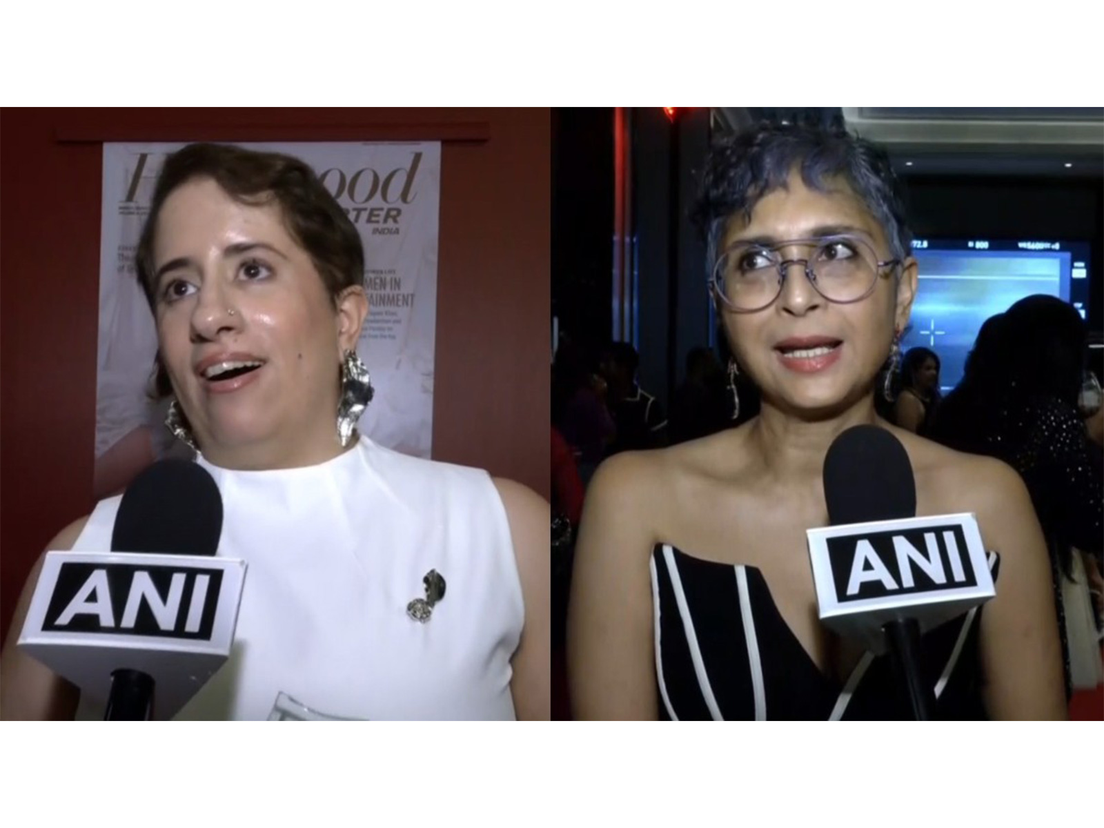 Guneet Monga, Kiran Rao (Photos/ANI)