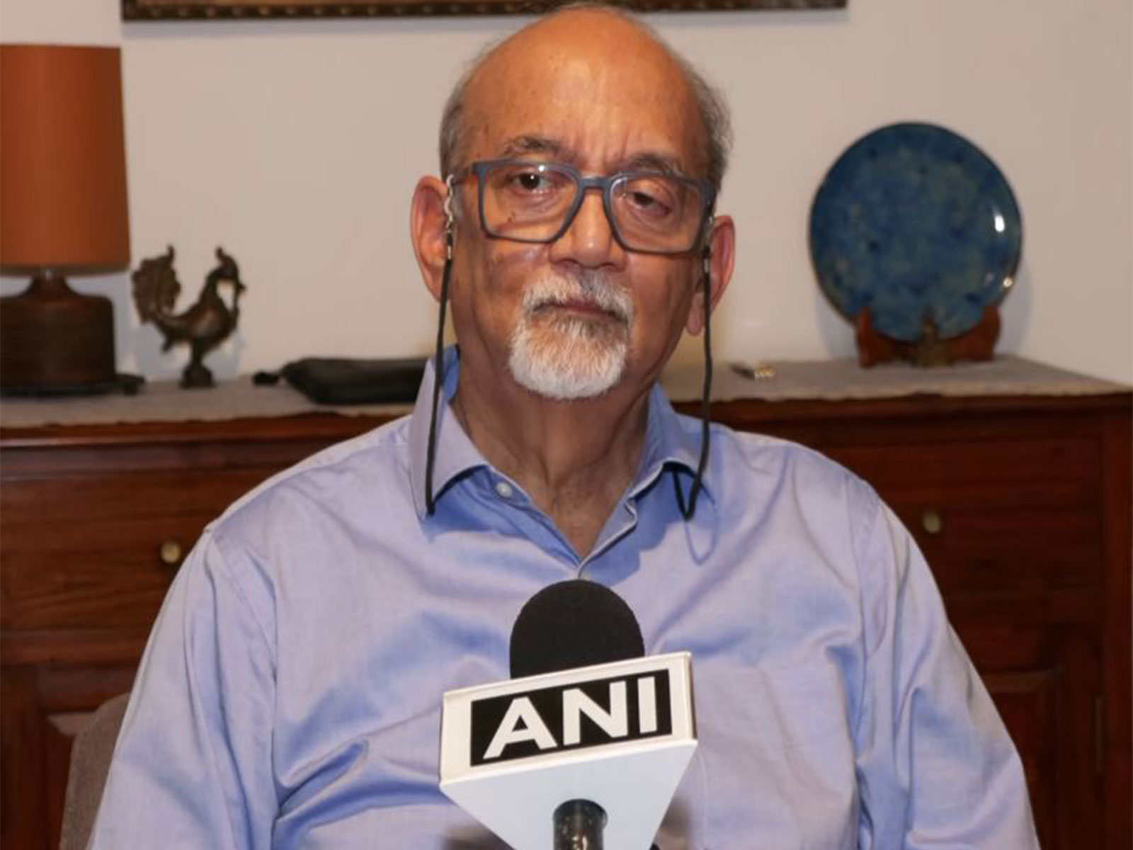 Former Indian Ambassador to Iran Dinkar P Srivastava  (Photo/ANI)